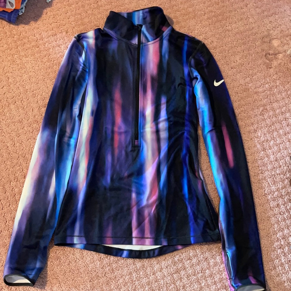 Nike tie dye quarter zip